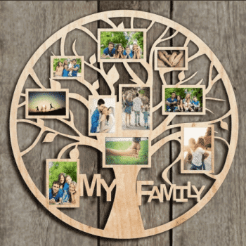 Rama Foto din Lemn My Family
