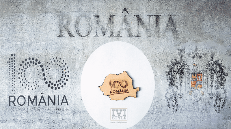 Magnet 100 de ani Romania Centenar