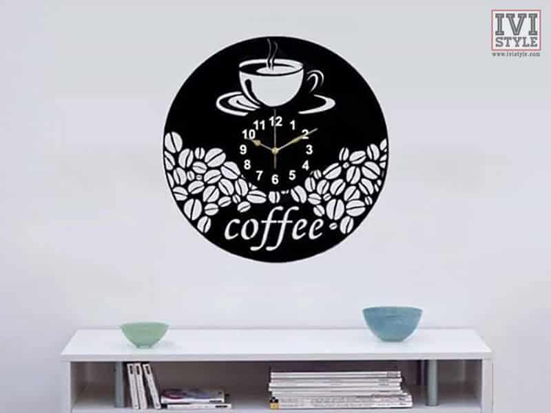 ceas personalizat pentru bucatarie sau cafenea coffee
