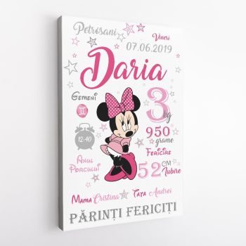 Tablou Canvas Personalizat Minnie Mouse