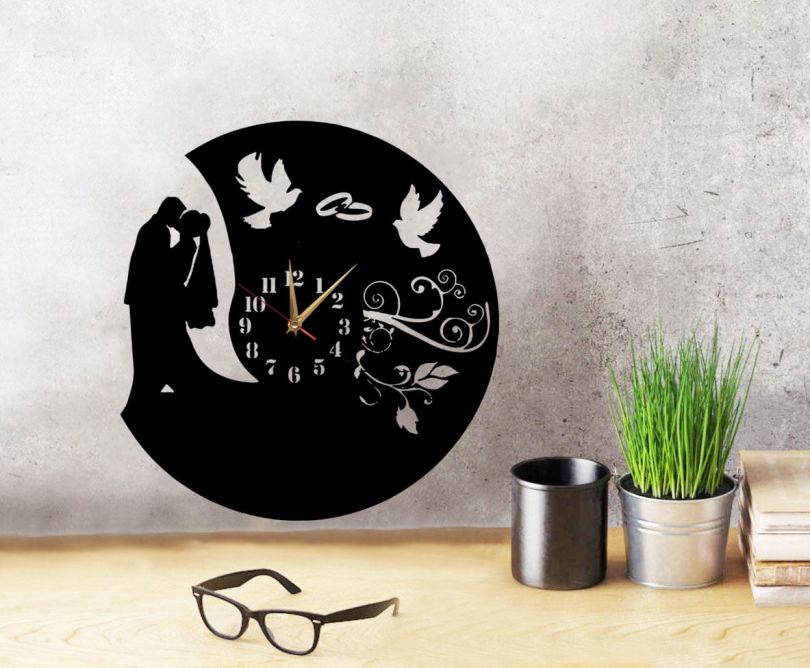 Ceas Aniversare Casatorie Personalizat 02