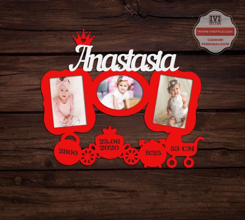 Rama Foto Personalizata Bebelusi nr 31 Anastasia