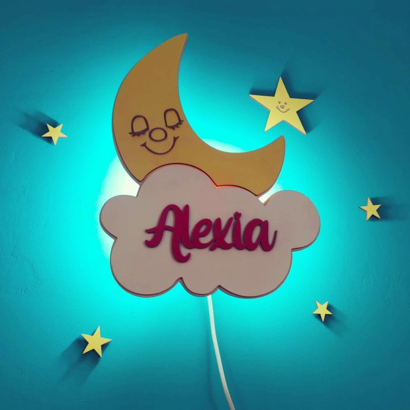 Lampa de veghe personalizata norisor