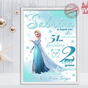 Tablou Personalizat Frozen Elsa 02