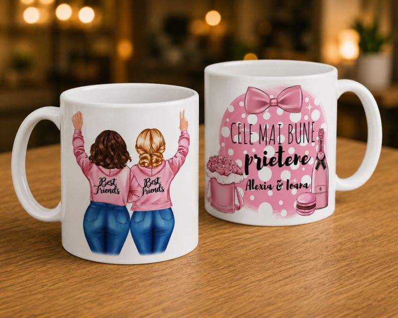 Cana Personalizata Cele mai bune prietene 01 Cana Personalizata Cele mai bune prietene 01