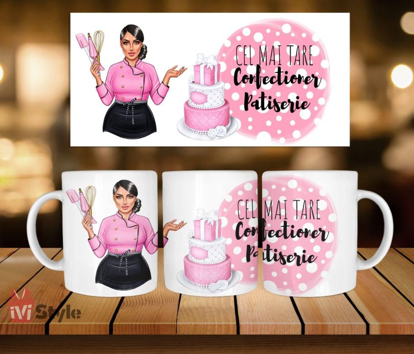 Cana Personalizata Cel Mai Tare Confectioner Patiserie