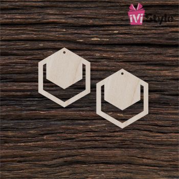 blank cercei lemn hexagon 02