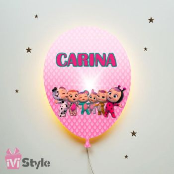 Lampa Personalizata LED Balon Cry Babies Magic Tears Carina