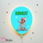 Lampa Personalizata LED Balon Johny Baby Ionut