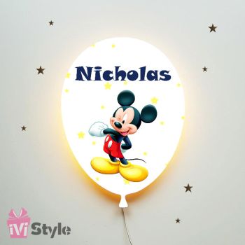 Lampa Personalizata LED Balon Mickey Mouse Nicholas