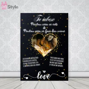 Tablou Personalizat Te Iubesc Pentru Ceea Ce Esti