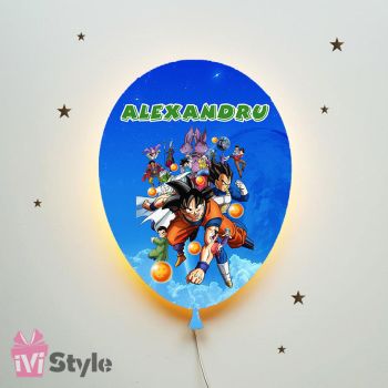 Lampa Personalizata LED Balon Dragon Ball 01