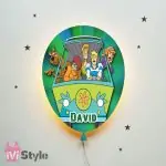Lampa Personalizata LED Balon Scooby Doo