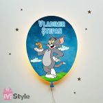 Lampa Personalizata LED Balon Tom si Jerry 01