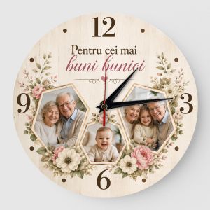 Ceas Personalizat Pentru Cei Mai Buni Bunici