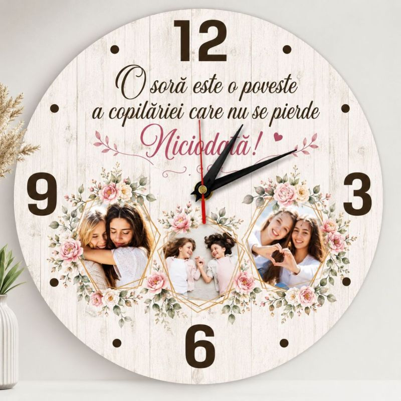Ceas cu Poze O Sora este O Poveste a Copilariei Ceas cu Poze O Sora este O Poveste a Copilariei