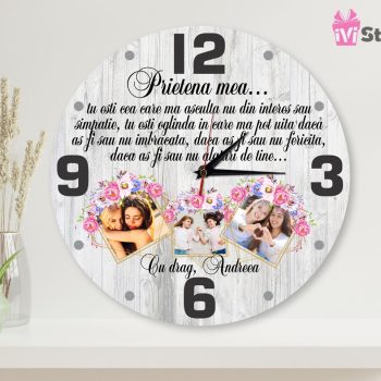 Ceas Personalizat cu Poze Prietena Mea
