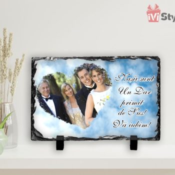 Placa de Ardezie Personalizata Nasii Sunt Un Dar Special