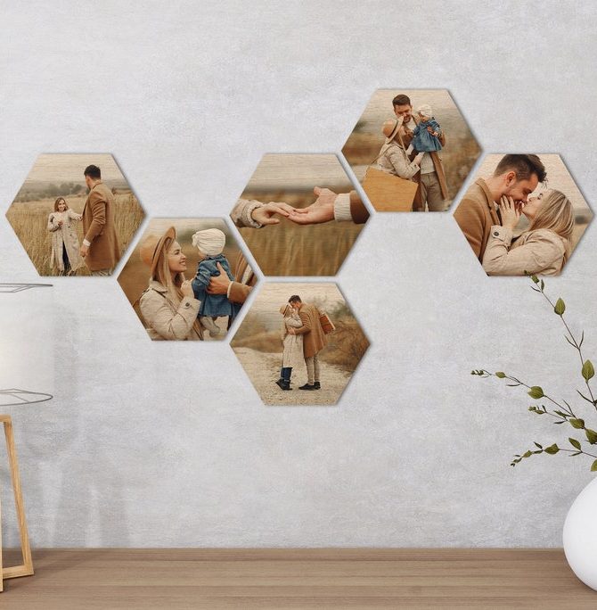 poza ta pe lemn hexagon poza ta pe lemn hexagon