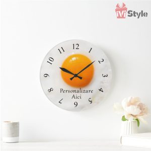 Ceas Personalizat Restaurant Bucatarie Ochi de Ou 01 text