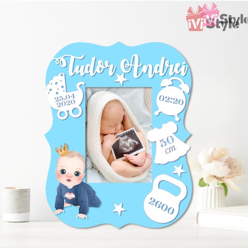 Rama Bebe Baiat Personalizata