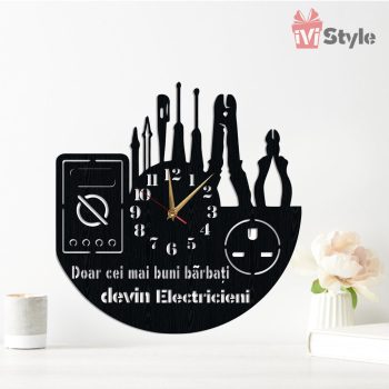 Ceas Pentru Electrician Personalizat 01
