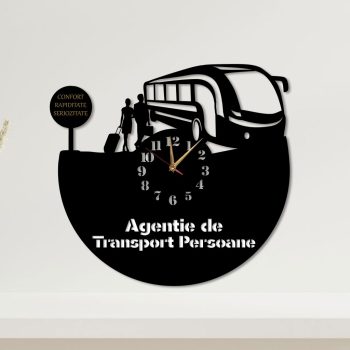 Ceas agentie transport persoane personalizat 01