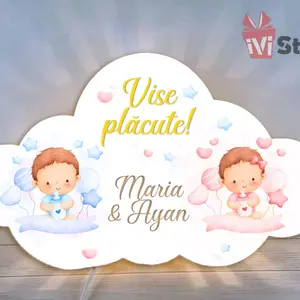 Lampa Norisor Personalizata Fetita si Baietel