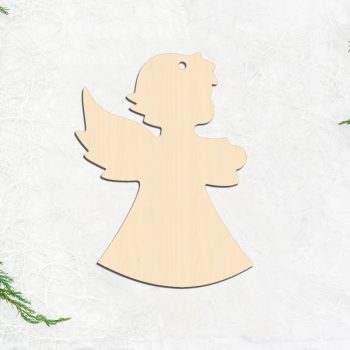 Blank ornament Craciun ingeras
