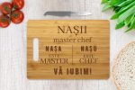Tocator Bambus Personalizat Nasii Master Chef