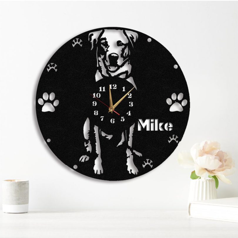 Ceas Personalizat Caine Labrador 01