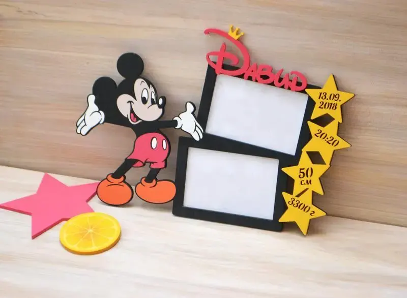 Rama Personalizata Mickey Mouse stelute