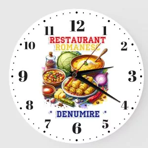 Ceas Personalizat Restaurant Romanesc 01