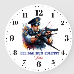 Ceas personalizat cel mai bun politist 01