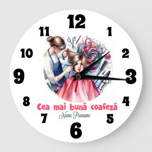 Ceas Personalizat Coafor HairStyle 01