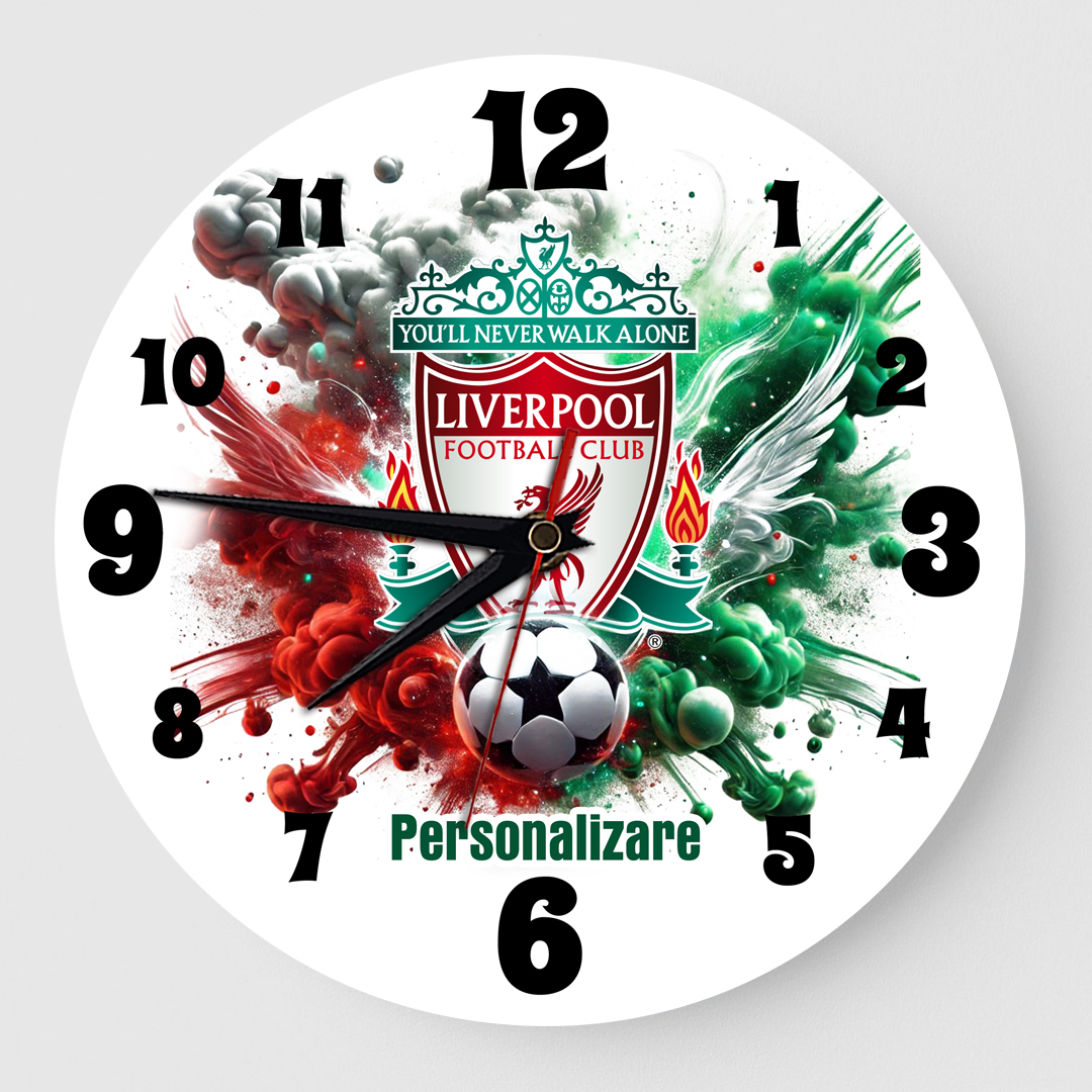 Ceas Personalizat Fotbal Liverpool