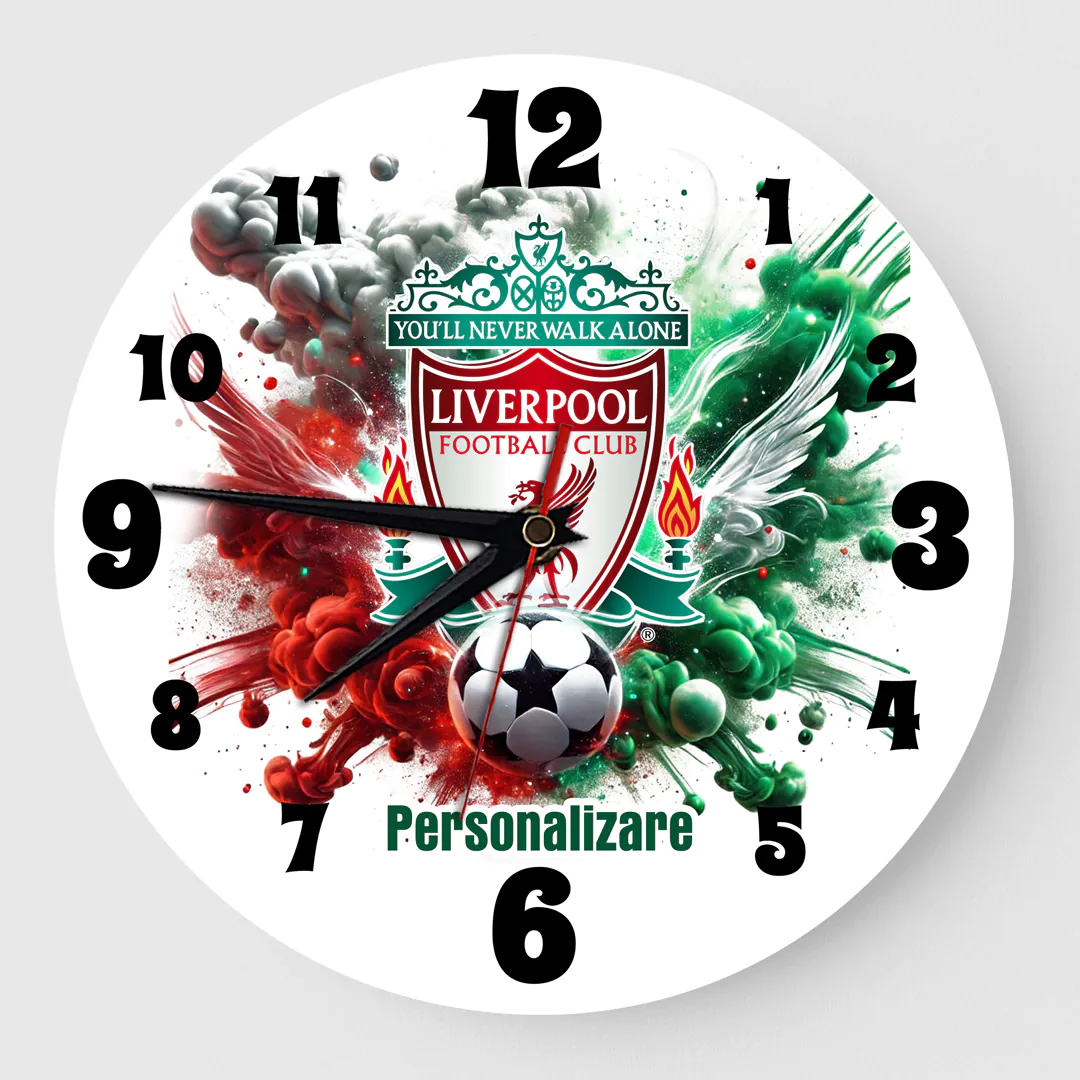 Ceas Personalizat Fotbal Liverpool
