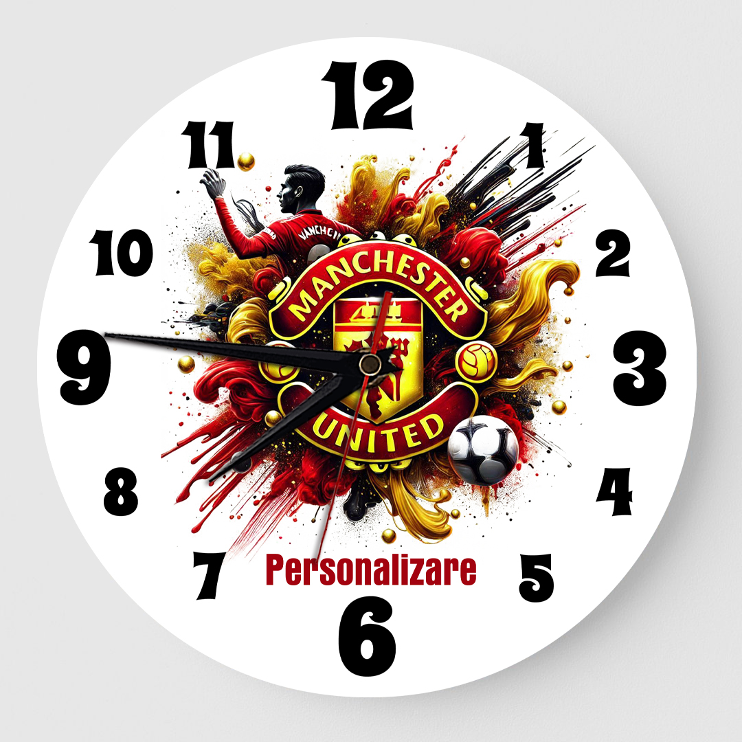 Ceas Personalizat Fotbal Manchester United