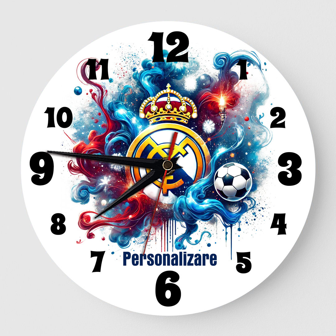 Ceas Personalizat Fotbal Real Madrid