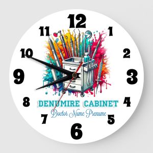 Ceas Personalizat cabinet stomatologie dentist 02