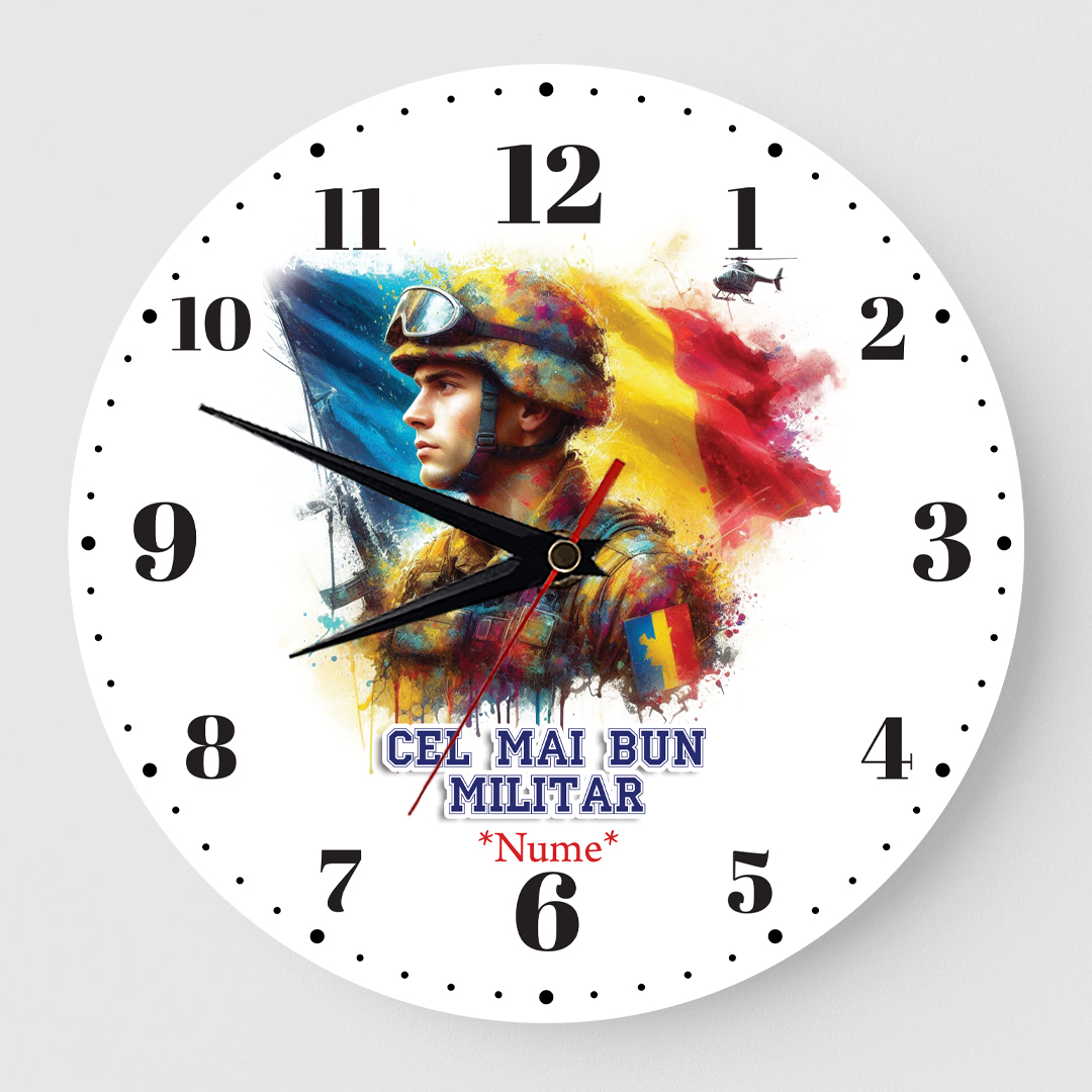 Ceas Personalizat Cadou Militar 01