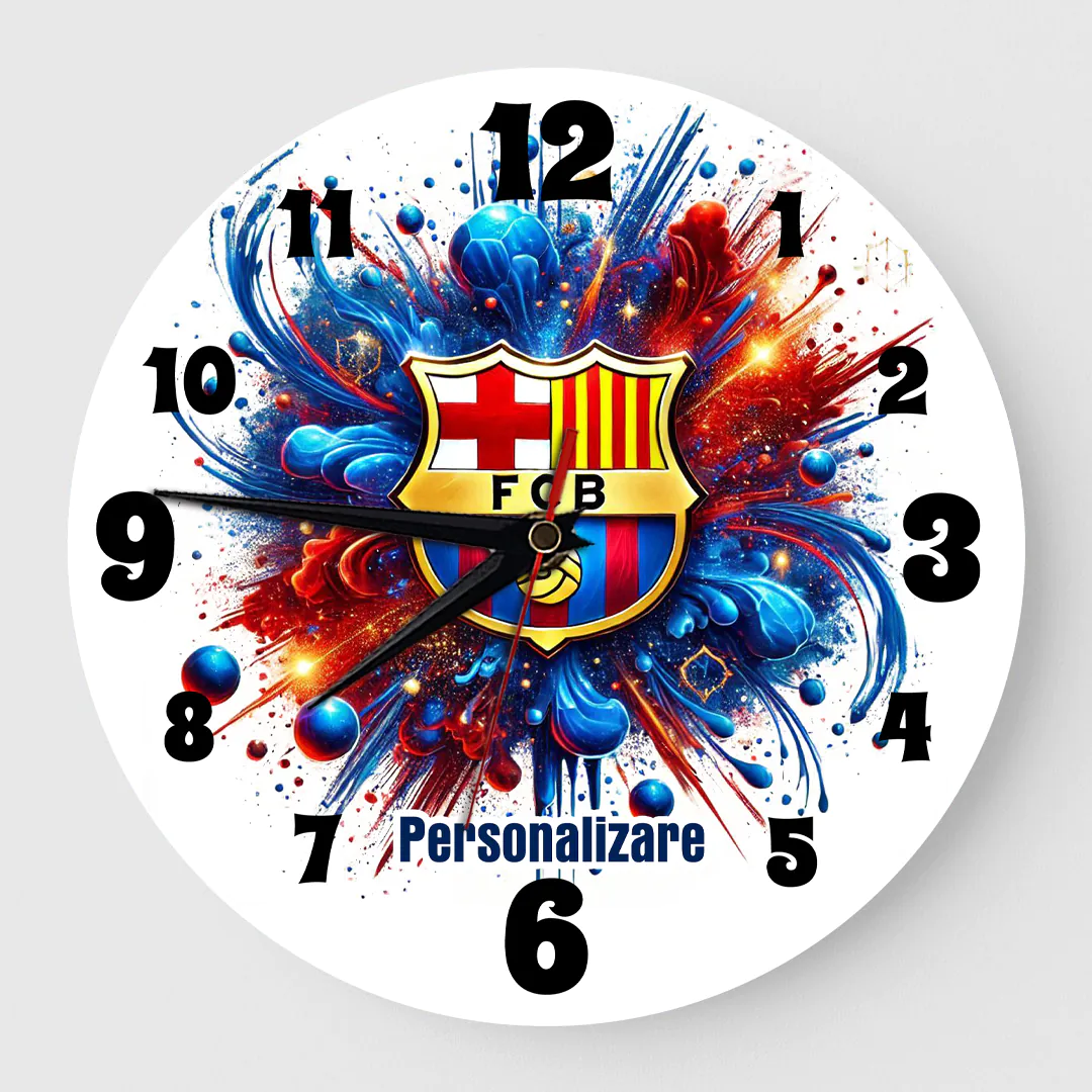 Ceas Personalizat Fotbal FC Barcelona