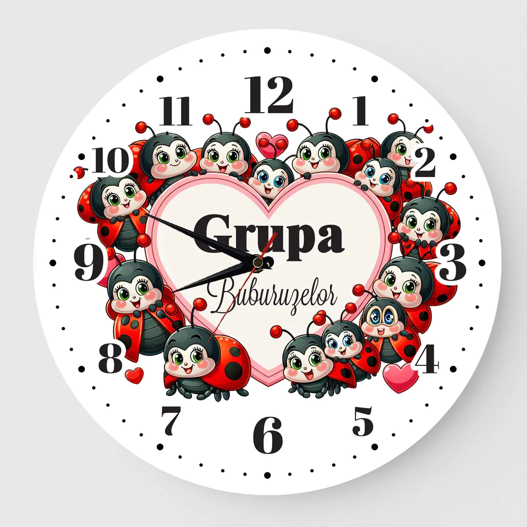 Ceas Grupa Buburuzelor - Inimioara