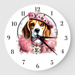 Ceas Personalizat Caine Beagle Louis Vuitton 01