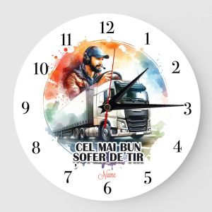 Ceas Personalizat Cel mai bun sofer de tir 01