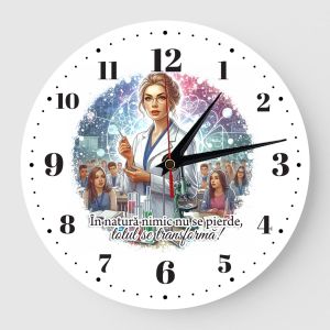 Ceas Personalizat profesoara chimie 02