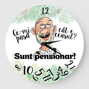 Ceas pensionar - cadou pensionare un dinte