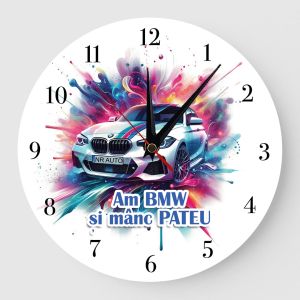 Ceas personalizat bmw seria 1 am BMW si manc pateu