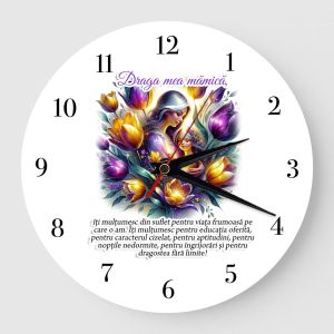 Ceas personalizat cadou mama 05