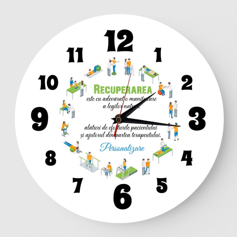 Ceas personalizat fizioterapeut kinetoterapeut 01 Ceas personalizat fizioterapeut kinetoterapeut 01